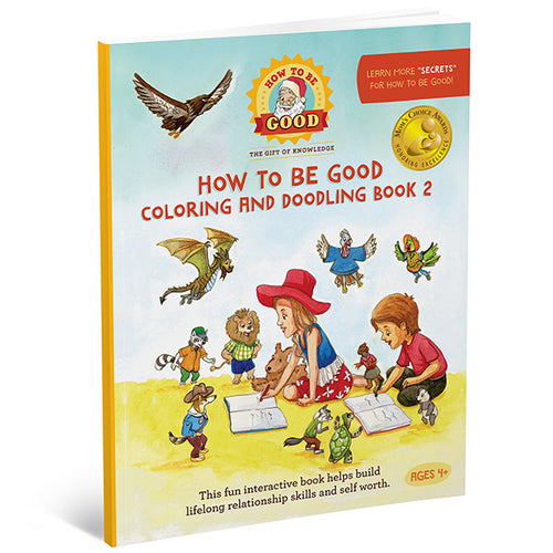 How to be Good Coloring & Doodling Book 2 Santa Edition cover